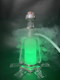 Crystal Glow sheesha for enhanced smoking